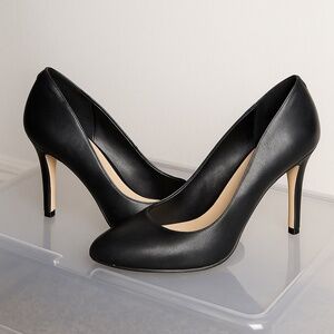 Aldo | Leather Mid-Heel Pumps